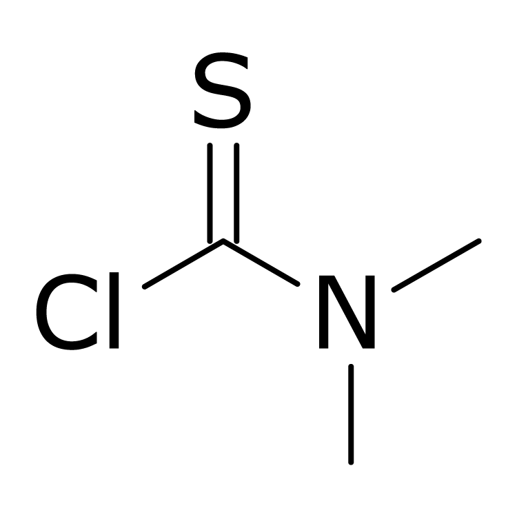 Structure of 16420-13-6 | Dimethylthiocarbamoyl chloride