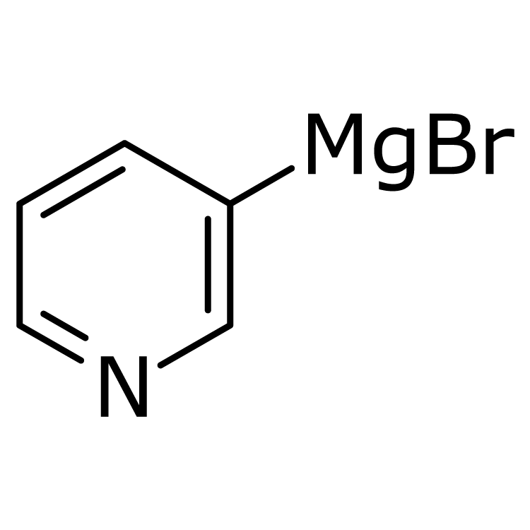 Structure of 21970-14-9 | 3-Pyridylmagnesium bromide, 0.25M THF