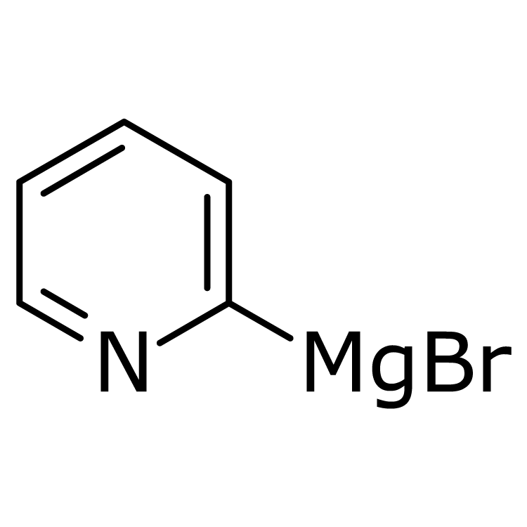 Structure of 21970-13-8 | 2-Pyridylmagnesium bromide, 0.25M THF