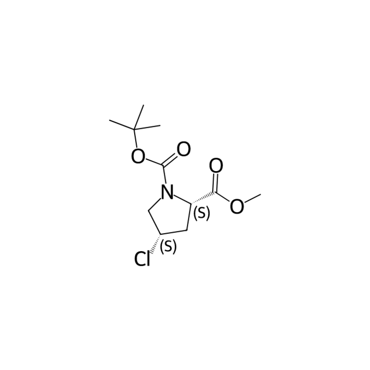 1-tert-butyl 2-methyl (2S,4S)-4-chloropyrrolidine-1,2-dicarboxylate