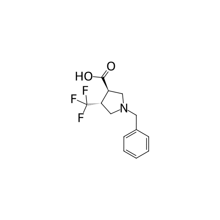 trans-1-benzyl-4-(trifluoromethyl)pyrrolidine-3-carboxylic acid