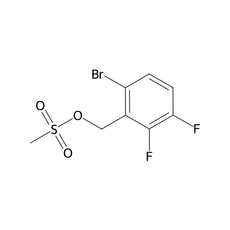 (6-bromo-2,3-difluoro-phenyl)methyl methanesulfonate