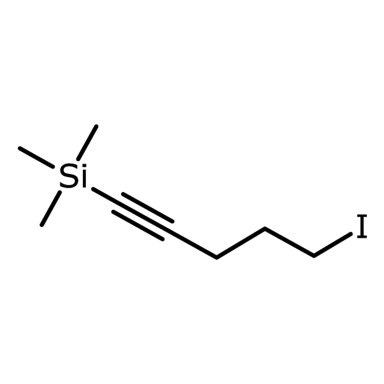 Structure of 35761-91-2 | (5-Iodo-1-pentyn-1-yl)trimethylsilane