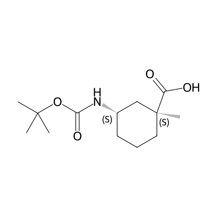(1S,3S)-3-{[(tert-butoxy)carbonyl]amino}-1-methylcyclohexane-1-carboxylic acid