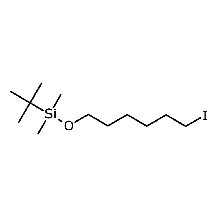 Structure of 103483-32-5 | (1,1-Dimethylethyl)[(6-iodohexyl)oxy]dimethylsilane