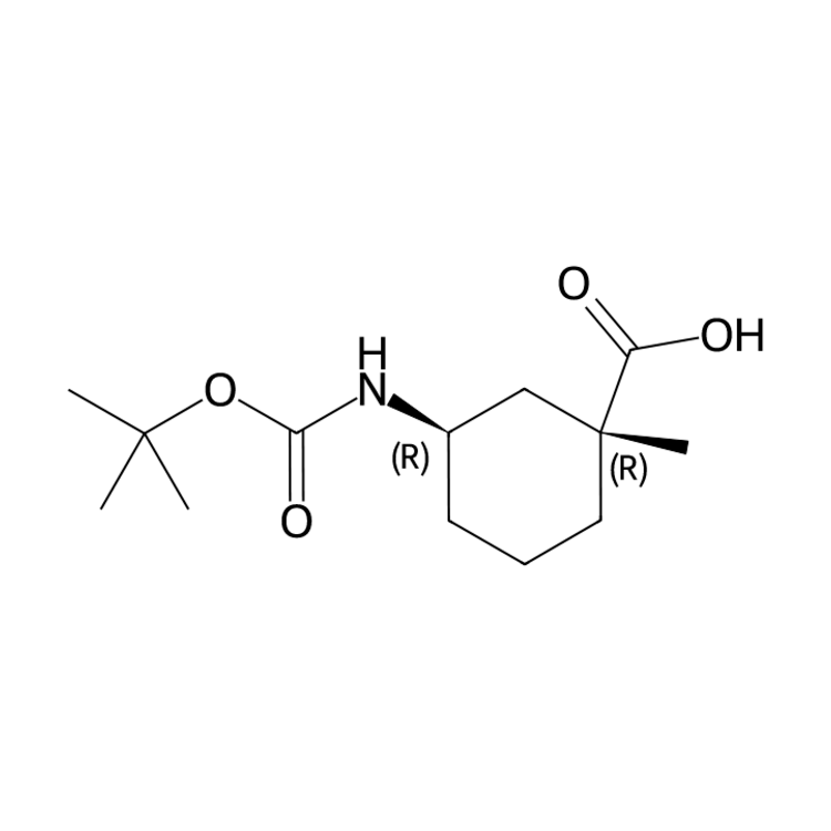 (1R,3R)-3-{[(tert-butoxy)carbonyl]amino}-1-methylcyclohexane-1-carboxylic acid