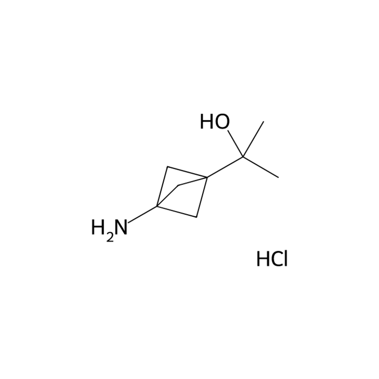 2-(3-amino-1-bicyclo[1.1.1]pentanyl)propan-2-ol;hydrochloride