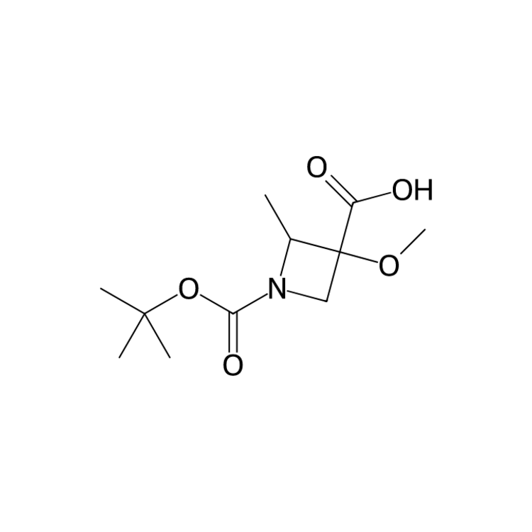 1-tert-butoxycarbonyl-3-methoxy-2-methyl-azetidine-3-carboxylic acid