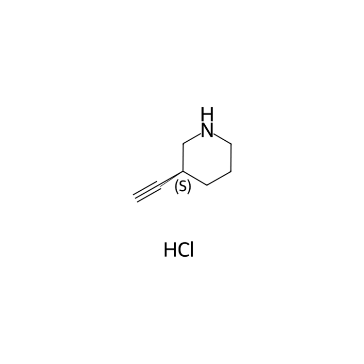 (3S)-3-ethynylpiperidine;hydrochloride