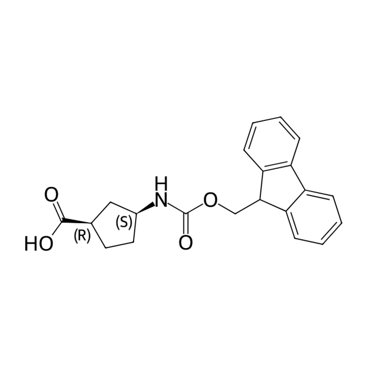 (1R,3S)-3-(9H-fluoren-9-ylmethoxycarbonylamino)cyclopentanecarboxylic acid