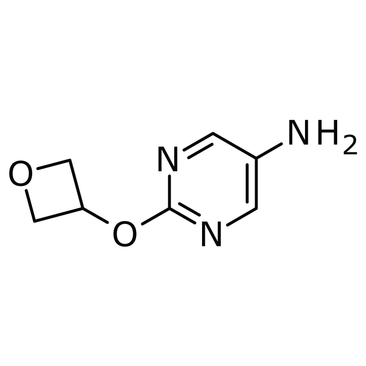 Structure of 1349709-06-3 | 2-(Oxetan-3-yloxy)pyrimidin-5-ylamine