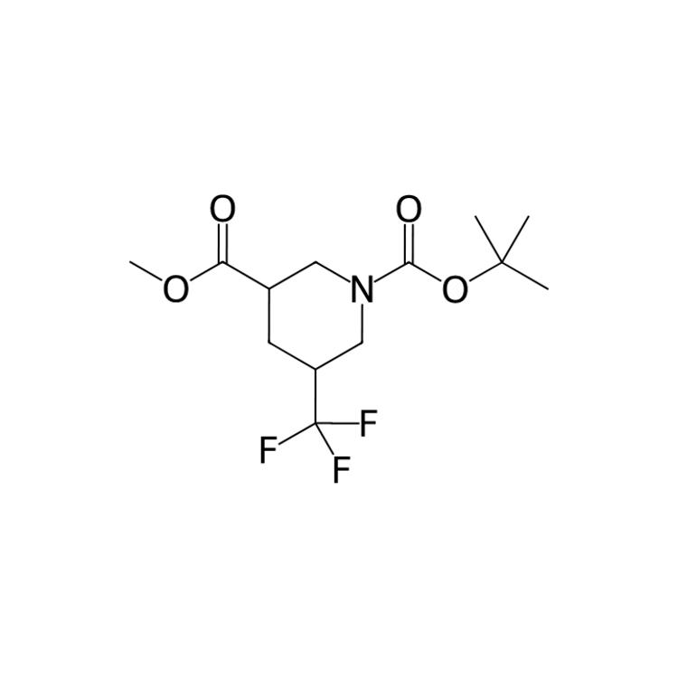 1-tert-butyl 3-methyl 5-(trifluoromethyl)piperidine-1,3-dicarboxylate