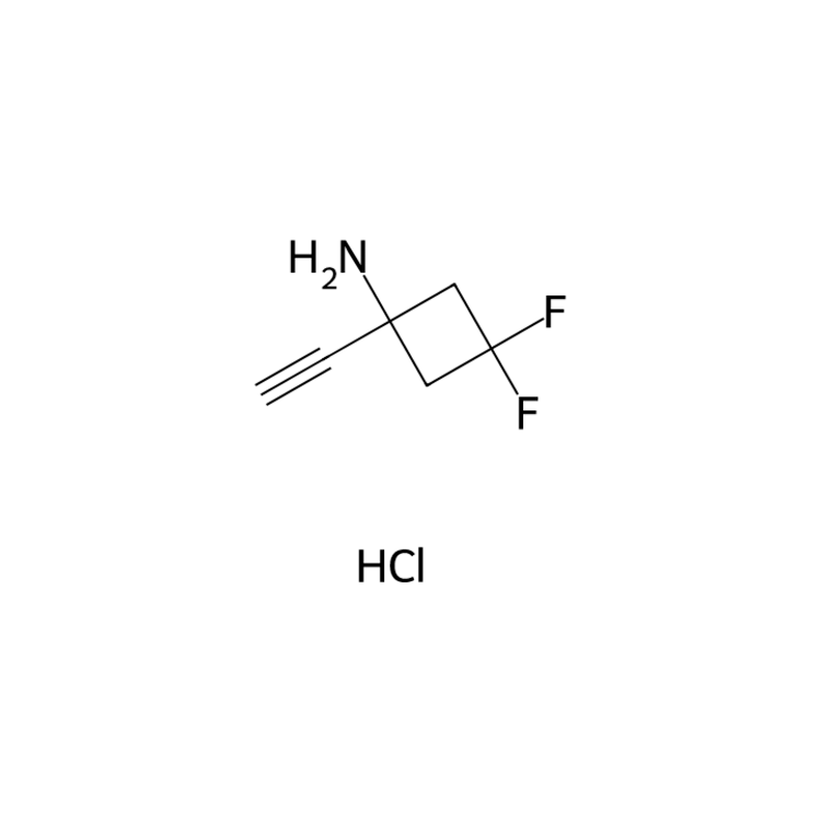 1-ethynyl-3,3-difluoro-cyclobutanamine;hydrochloride