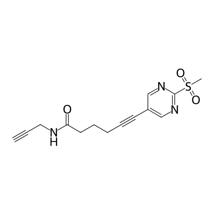 6-(2-methylsulfonylpyrimidin-5-yl)-N-prop-2-ynyl-hex-5-ynamide