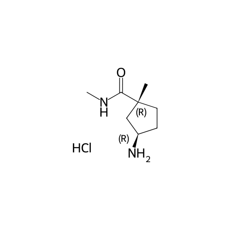 (1R,3R)-3-amino-N,1-dimethyl-cyclopentanecarboxamide;hydrochloride