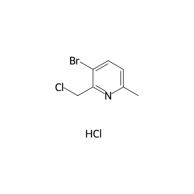3-bromo-2-(chloromethyl)-6-methyl-pyridine;hydrochloride