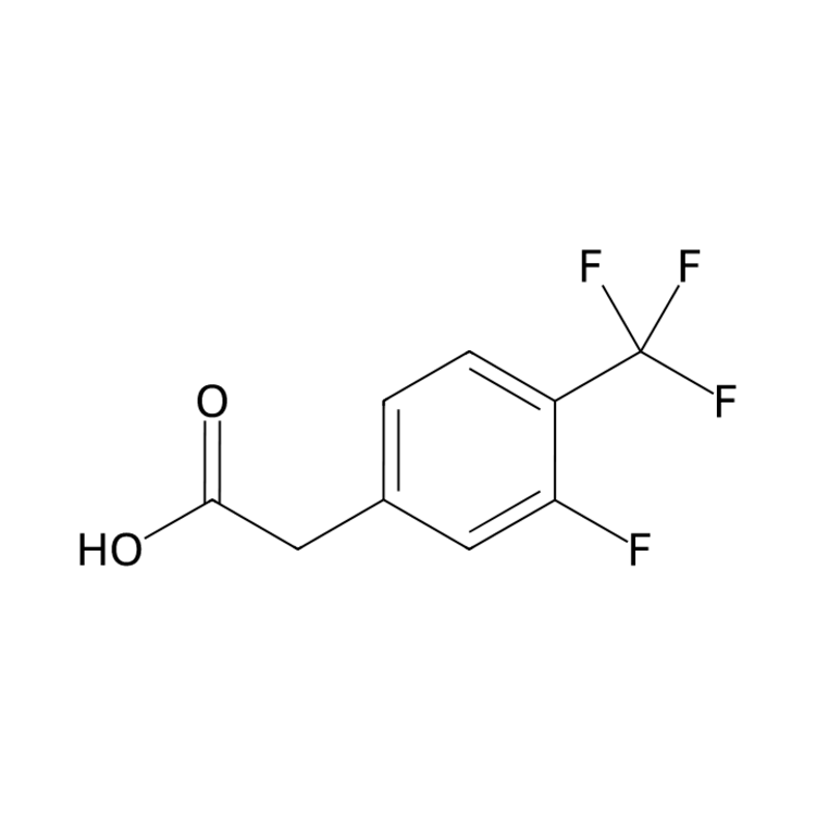 2-[3-fluoro-4-(trifluoromethyl)phenyl]acetic acid