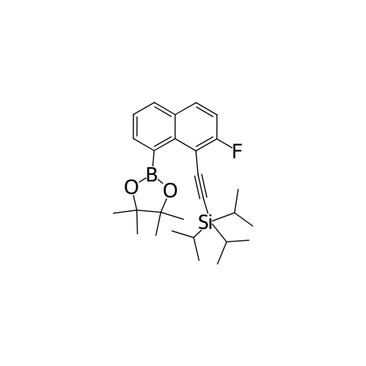 2-[2-fluoro-8-(4,4,5,5-tetramethyl-1,3,2-dioxaborolan-2-yl)-1-naphthyl]ethynyl-triisopropyl-silane