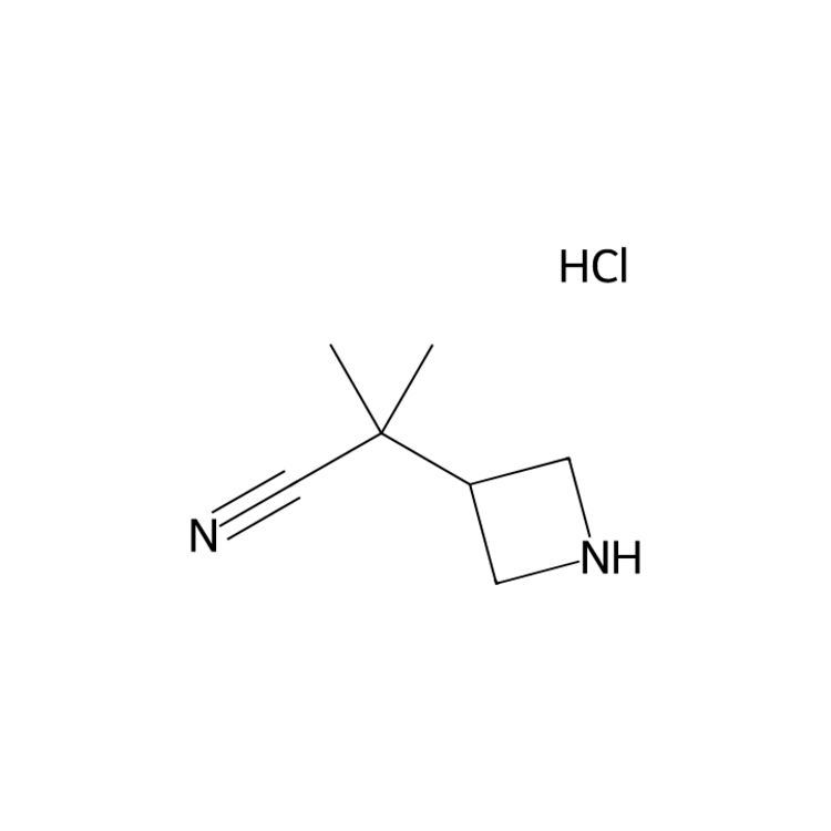 2-(azetidin-3-yl)-2-methyl-propanenitrile;hydrochloride