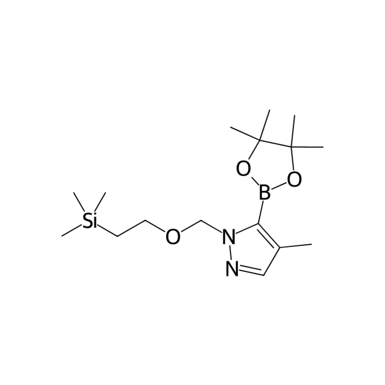 trimethyl-[2-[[4-methyl-5-(4,4,5,5-tetramethyl-1,3,2-dioxaborolan-2-yl)pyrazol-1-yl]methoxy]ethyl]silane