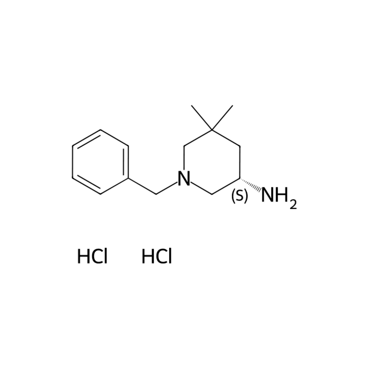 (3S)-1-benzyl-5,5-dimethyl-piperidin-3-amine;dihydrochloride