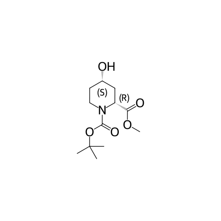 1-tert-butyl 2-methyl (2R,4S)-4-hydroxypiperidine-1,2-dicarboxylate
