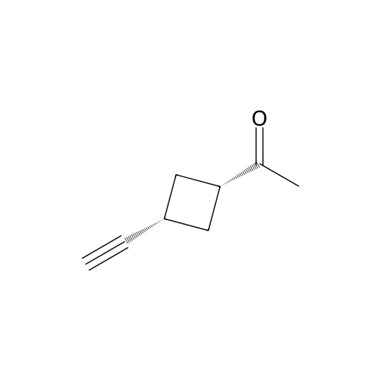 cis-1-(3-ethynylcyclobutyl)ethanone
