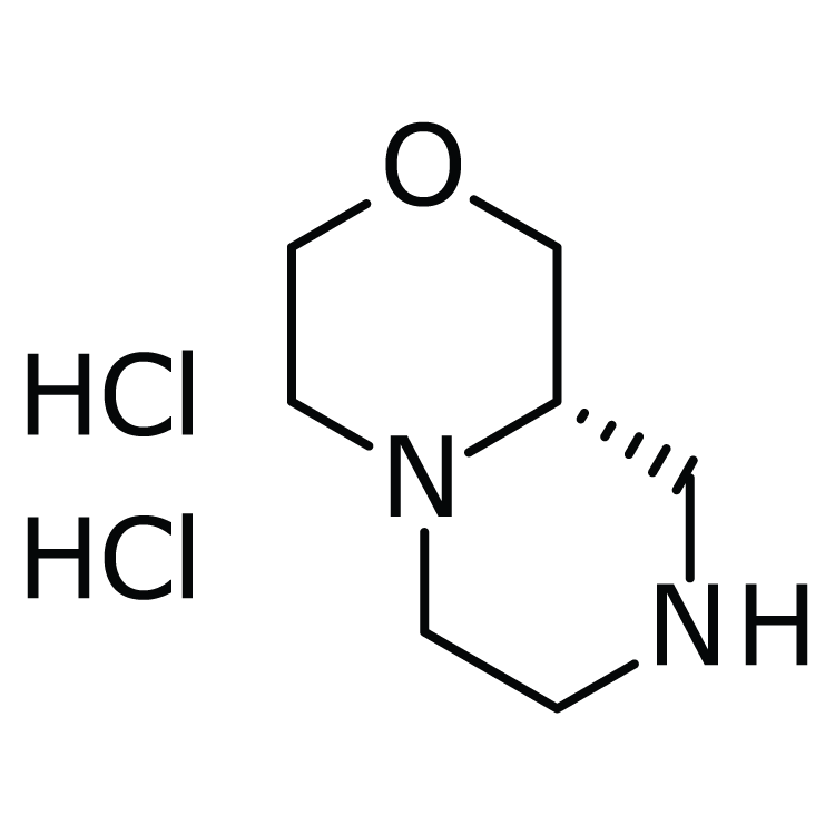 Structure of 1089280-14-7 | (S)-Octahydropyrazino[2,1-c][1,4]oxazine dihydrochloride