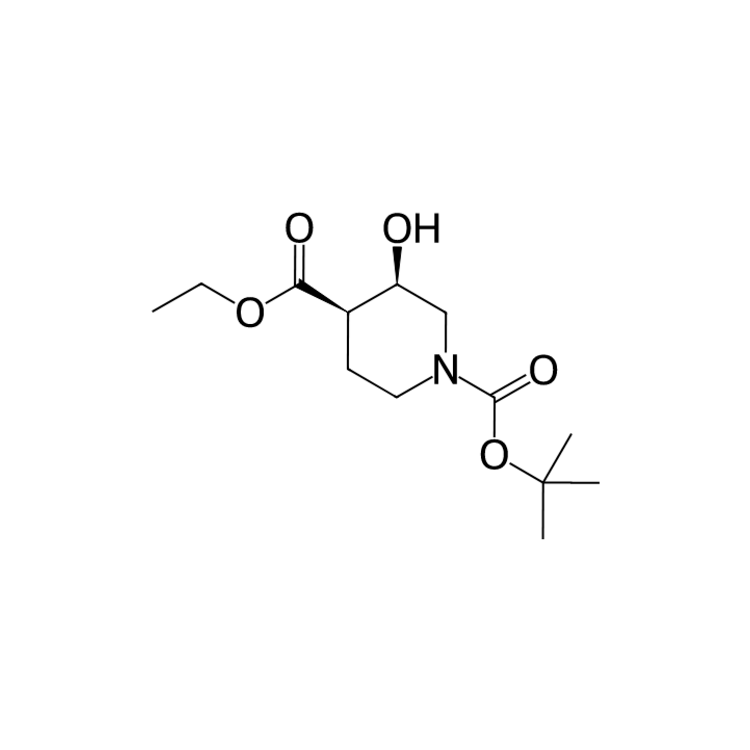 1-tert-butyl 4-ethyl cis-3-hydroxypiperidine-1,4-dicarboxylate