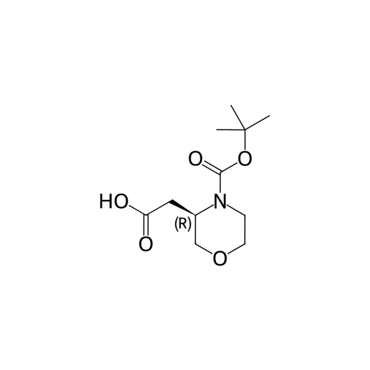 2-[(3R)-4-[(tert-butoxy)carbonyl]morpholin-3-yl]acetic acid