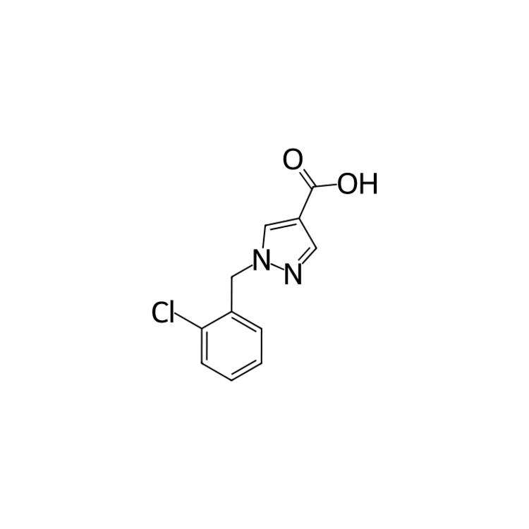 1-[(2-chlorophenyl)methyl]pyrazole-4-carboxylic acid