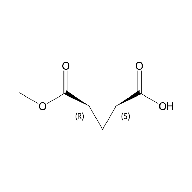 (1S,2R)-2-(methoxycarbonyl)cyclopropane-1-carboxylic acid