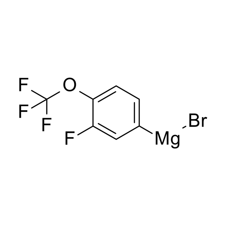 [3-Fluoro-4-(trifluoromethoxy)phenyl]magnesium bromide, 0.5 M in THF