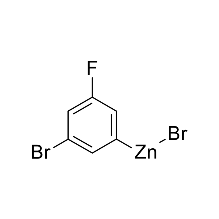 (3-Bromo-5-fluorophenyl)zinc bromide, 0.5 M in THF