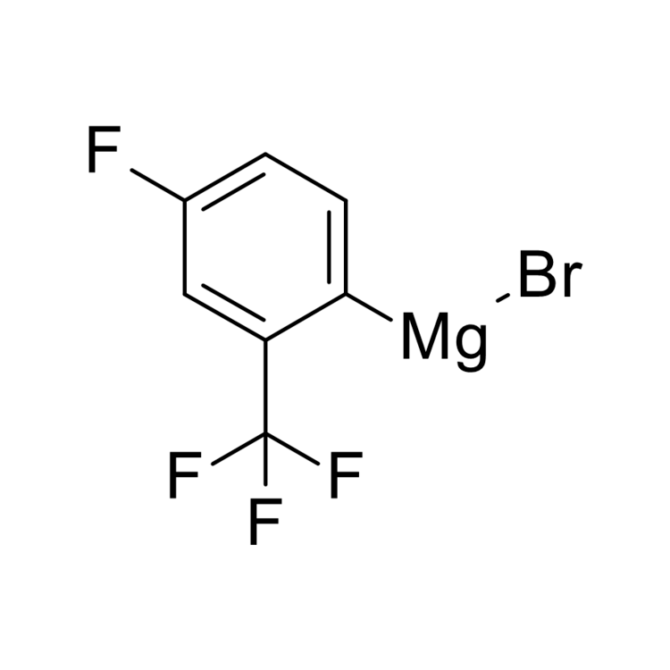 [4-Fluoro-2-(trifluoromethyl)phenyl]magnesium bromide, 0.25 M in THF