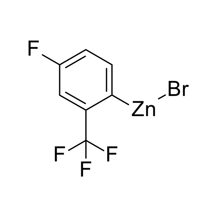 [4-Fluoro-2-(trifluoromethyl)phenyl]zinc bromide, 0.5 M in THF