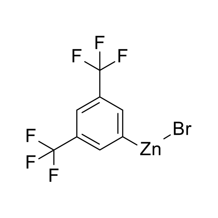 [3,5-Bis(trifluoromethyl)phenyl]zinc bromide, 0.5 M in THF