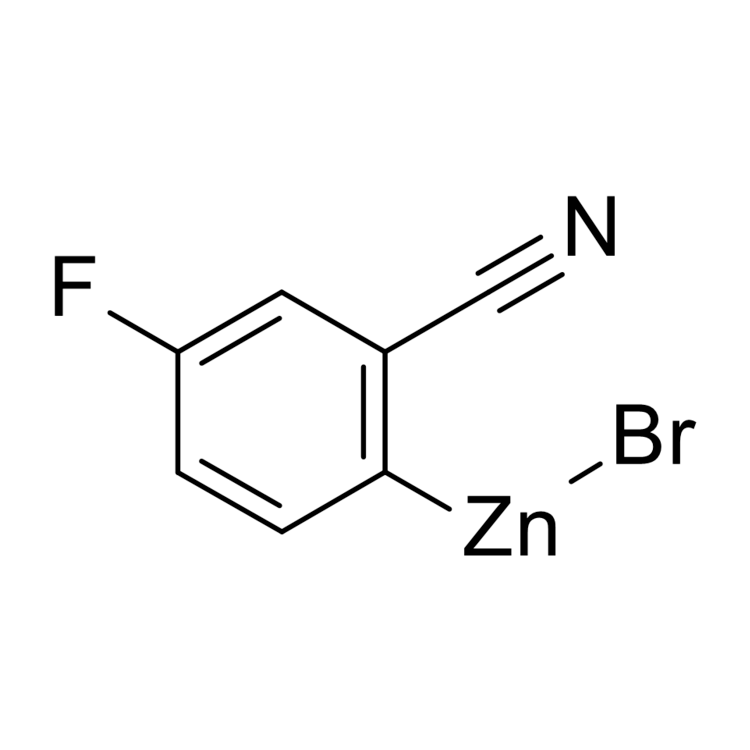 (2-Cyano-4-fluorophenyl)zinc bromide, 0.5 M in THF