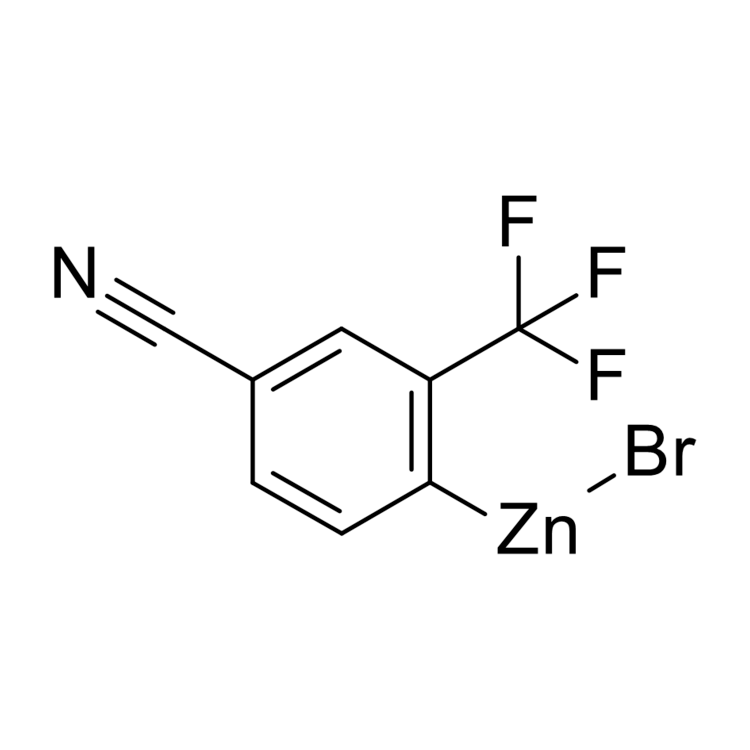 [4-Cyano-2-(trifluoromethyl)phenyl]zinc bromide, 0.5 M in THF