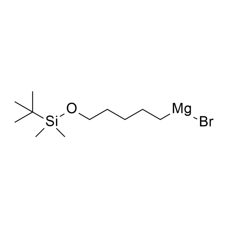 [5-[tert-butyl(dimethyl)silyl]oxypentyl]magnesium bromide, 0.50 M in THF