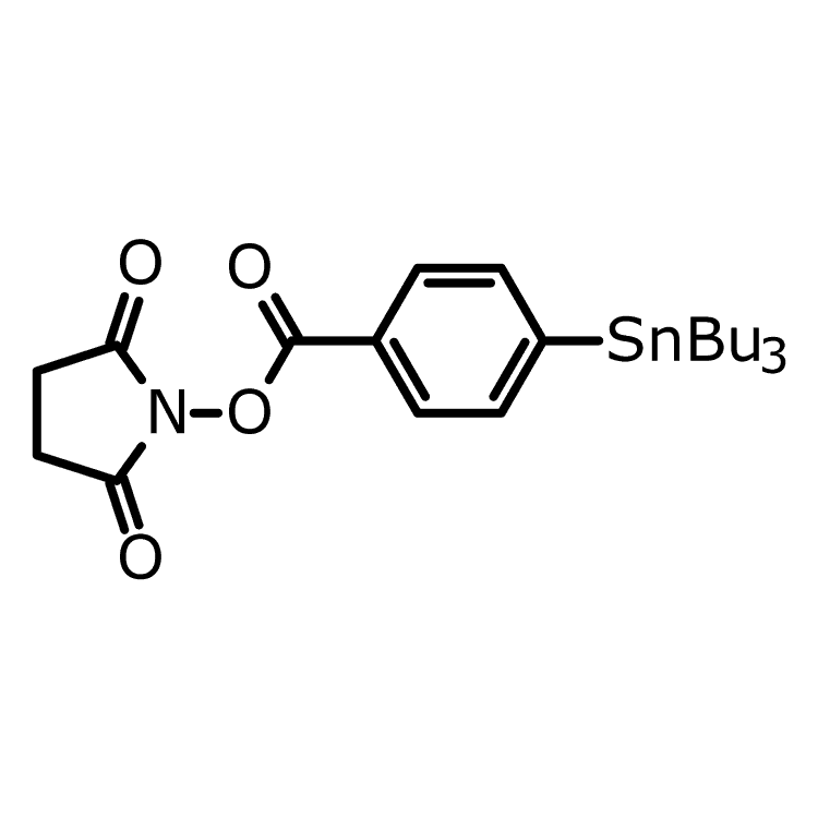 Structure of 107759-58-0 | N-Succinimidyl-4-(tributylstannyl)benzoate