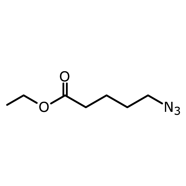 Structure of 89896-39-9 | 5-Azidopentanoic acid ethyl ester
