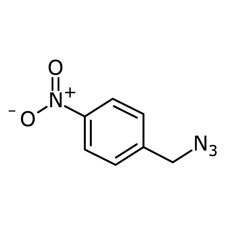 Structure of 17271-88-4 | 1-(Azidomethyl)-4-nitrobenzene