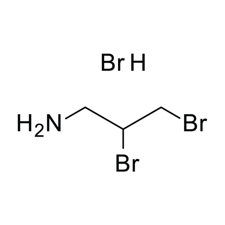 Structure of 6963-32-2 | 2,3-Dibromopropylamine hydrobromide
