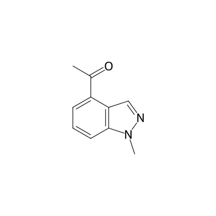 Structure of 1159511-23-5 | 1-(1-Methyl-1H-indazol-4-yl)ethanone