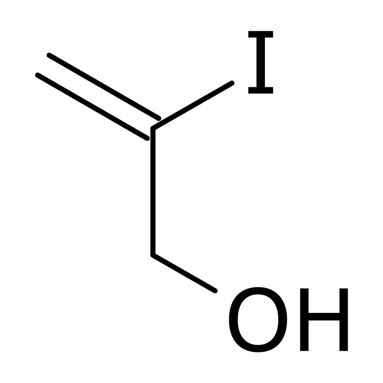 Structure of 84201-43-4 | 2-Iodoprop-2-en-1-ol
