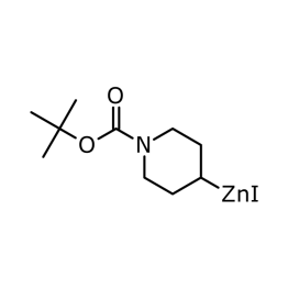 Structure of 807618-13-9 | (1-tert-butoxycarbonyl-4-piperidyl)zinc iodide, 0.5M in THF