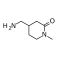 Structure of 1234616-57-9 | 4-(Aminomethyl)-1-methyl-piperidin-2-one