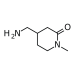 Structure of 1234616-57-9 | 4-(Aminomethyl)-1-methyl-piperidin-2-one